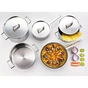 Набір посуду Gorenje Chef's Collection 8 предметів, нержавіюча сталь (CWSA08HC) - зменшене зображення 7