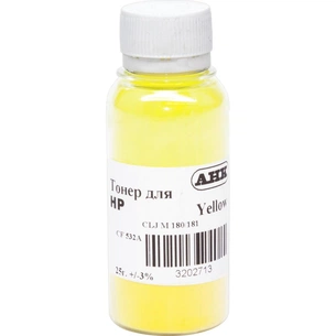 Тонер HP CLJ M180/181, 25г Yellow AHK (3202712) зображення 1