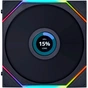 Кулер до корпусу Lian Li Reverse TL LCD 140-1, Black (G99.14RTLLCD1B.00) - зменшене зображення 1