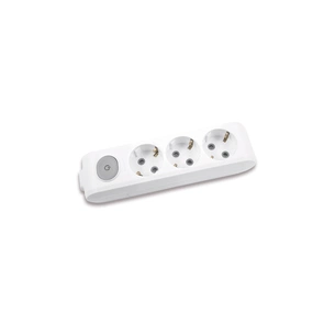 Колодка для подовжувача Panasonic X-tendia із заземленням 3 гнізда (WLTA04302GR-UA) зображення 1