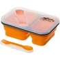 Набір туристичного посуду Tramp 2 відсіки силіконовий 900ml orange (TRC-090-orange) - зменшене зображення 2