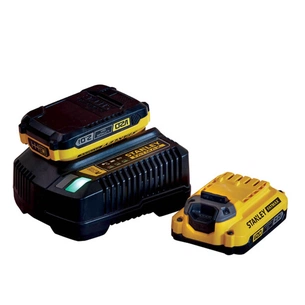 Набір акумулятор + зарядний пристрій Stanley FatMax V20, 18 В, 2x2Ah, 2A (SFMCB12D2) изображение 1