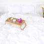 Постільна білизна MirSon Satin Stripe 30-0001 White 160х220 Сімейний (2200005245712) - зменшене зображення 5
