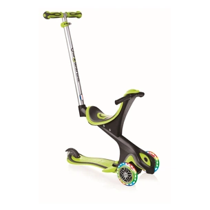 Самокат Globber EVO COMFORT LIGHTS 5 в 1 Зелений (459-106) зображення 1