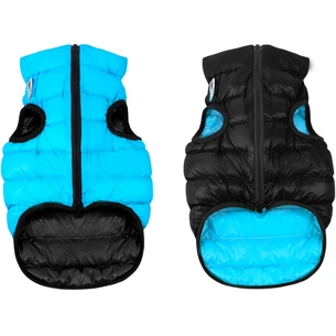 Курточка для тварин Airy Vest двостороння S 40 чорно-блакитна (1618) зображення 1