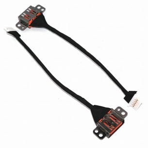 Роз'єм живлення ноутбука з кабелем Lenovo PJ862 (bevel USB), 5-pin, 9 см (A49087) изображение 1