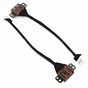 Роз'єм живлення ноутбука з кабелем Lenovo PJ862 (bevel USB), 5-pin, 9 см (A49087) - уменьшенное изображение 1