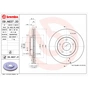 Гальмівний диск Brembo 09.A637.21 - зменшене зображення 1
