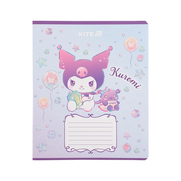 Зошит Kite Kuromi, 12 аркушів, клітинка (HK25-232-3) - зображення 4
