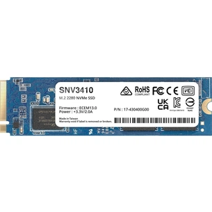 Накопичувач SSD для сервера Synology Накопичувач SSD Synology M.2 800GB PCIe 3.0 2280 (SNV3410-800G) зображення 1