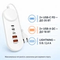 Зарядний пристрій XoKo 2xUSB QC 18W + 2xUSB-C PD35W (XK-QC-505) - зменшене зображення 3