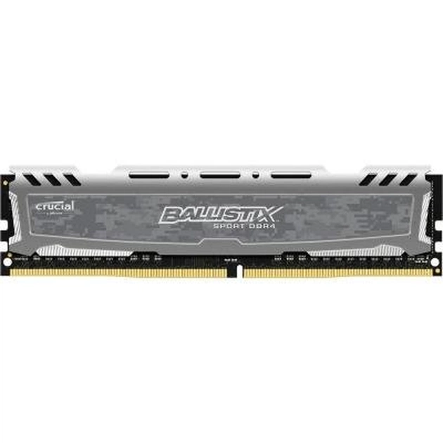 Модуль пам'яті для комп'ютера DDR4 4GB 2666 MHz Ballistix Sport LT Grey Micron (BLS4G4D26BFSB) - зображення 1