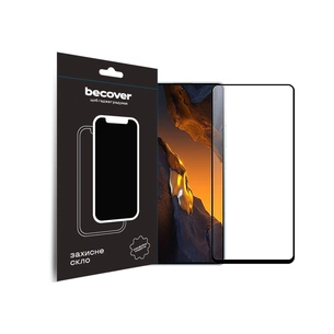 Скло захисне BeCover Poco F5 Black (709743) зображення 1