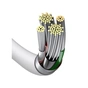 Дата кабель USB 2.0 AM to Lightning 1.0m 2.4A white Baseus (CALYS-A02) - уменьшенное изображение 4