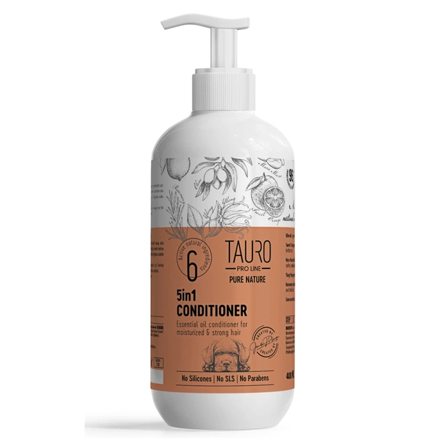 Кондиціонер для тварин Tauro Pro Line Pure Nature 5in1 400 мл (TPL63475) - зображення 1