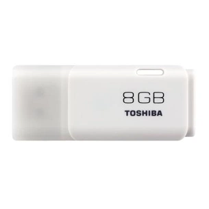 USB флеш накопичувач Toshiba 8GB Hayabusa White USB 2.0 (THN-U202W0080E4) зображення 1