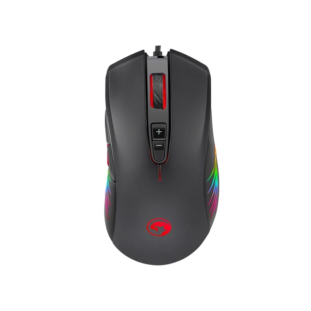 Мишка Marvo M519 RGB-LED USB Black (M519) - зображення 1