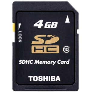 Карта пам'яті Toshiba 16GB microSD class 4 (THN-M102K0160M4) зображення 1