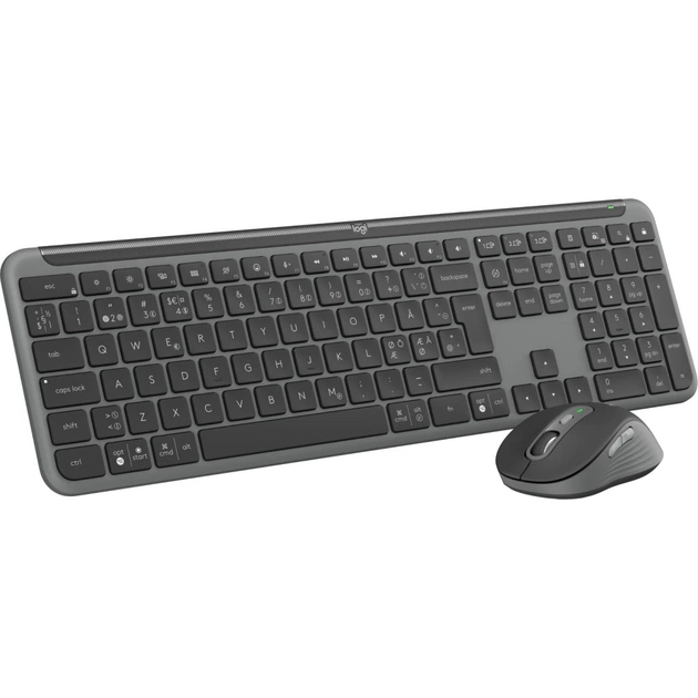 Комплект Logitech Signature Slim MK950 for Business Wireless/Bluetooth UA Graphite (920-012508) - зображення 3