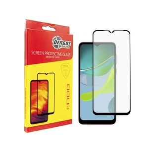 Скло захисне Dengos Full Glue Motorola E13/E20 (black) (TGFG-282) зображення 1