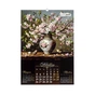 Календар Buromax настінний А2 2027 рік, 1 пружина, Flowers and birds (BM.210650) - зменшене зображення 5