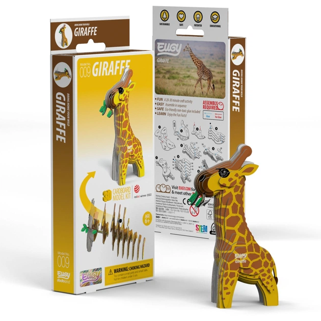 Пазл Eugy 3D Зоопарк Жираф (XEG-009) - picture 4
