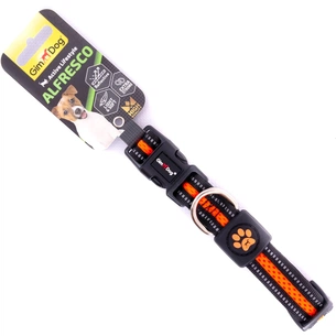 Нашийник для тварин GimDog Alfresco неопрен 28-40 см/20 мм жовтогарячий (8009632059457) зображення 1
