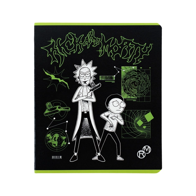 Зошит Kite Rick and Morty 48 аркушів, клітинка (RM24-259) - зображення 7
