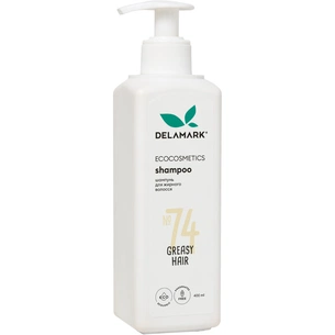 Шампунь DeLaMark для жирного волосся 400 мл (4820152331205) зображення 1