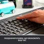 Клавіатура Logitech Signature K650 USB/Bluetooth UA Graphite (920-010945) - зменшене зображення 3