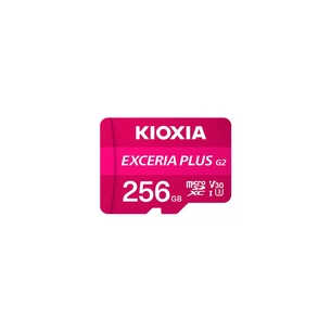 Карта пам'яті Kioxia 256GB microSDXC class 10 UHS-I U3 V30 A1 Exceria Plus G2 (LMPL2M256GG2) зображення 1