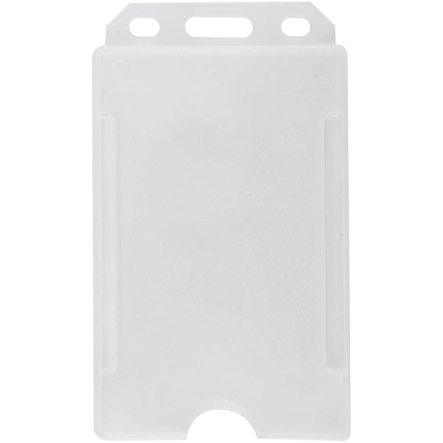 Бейдж Optima вертикальний PP+PVC, 54х85 мм (O45622) - зображення 1