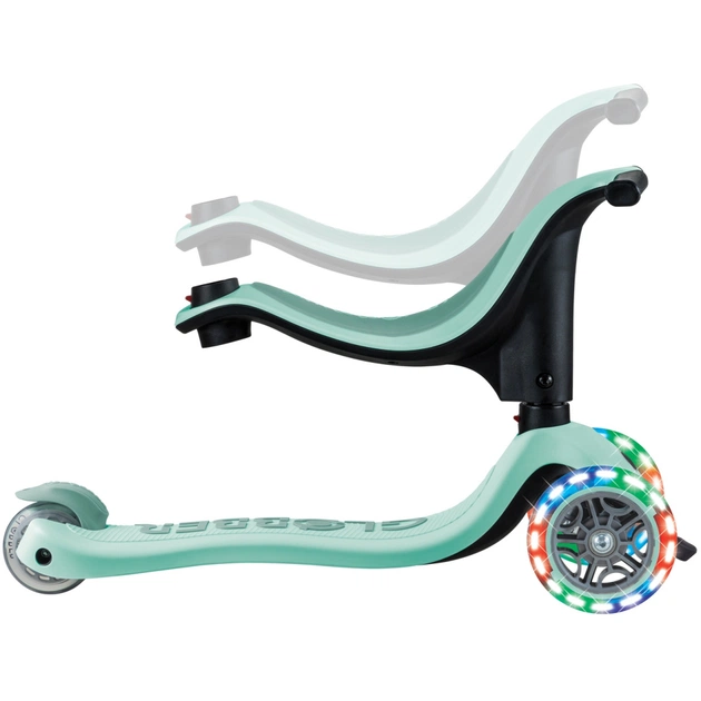 Самокат Globber Up Sporty 360 колеса з підсвіткою Мятно-фісташковий (456-706) - picture 4