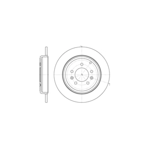 Гальмівний диск REMSA 6330.00 зображення 1