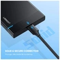 Дата кабель USB-C 3.1 to Micro USB 3.0 1.0m 3A US312 black Ugreen (20103) - зменшене зображення 5