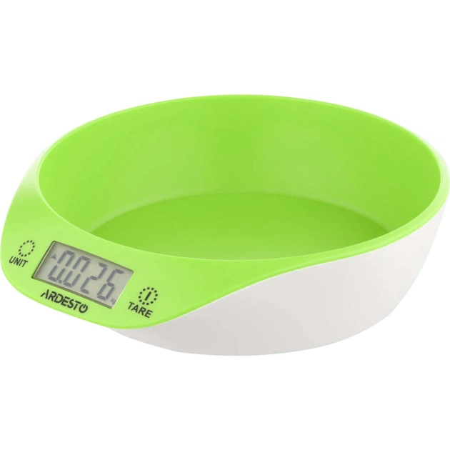 Ваги кухонні Ardesto SCK-900BGR макс. вага 5 кг/білий+зелений (SCK-900BGR) - picture 2