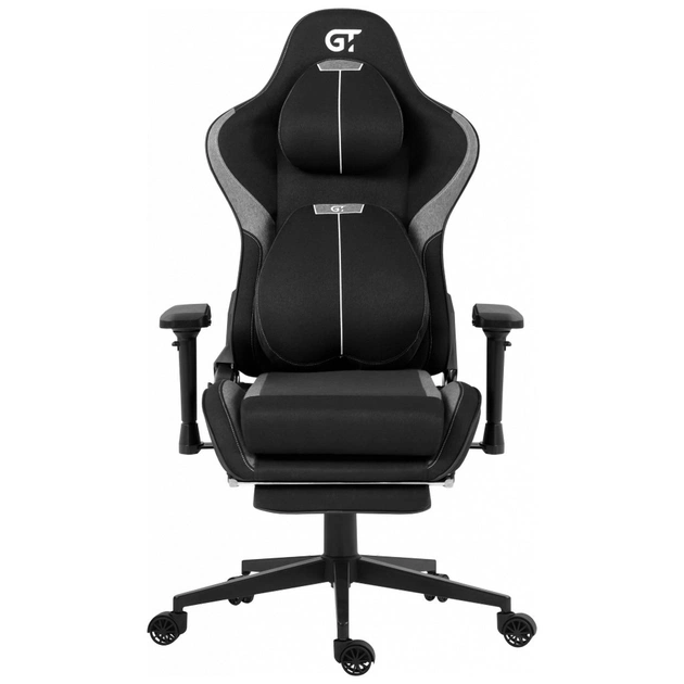 Кресло игровое GT Racer X-2308 Black/Gray (X-2308 Fabric Black/Gray) - изображение 1