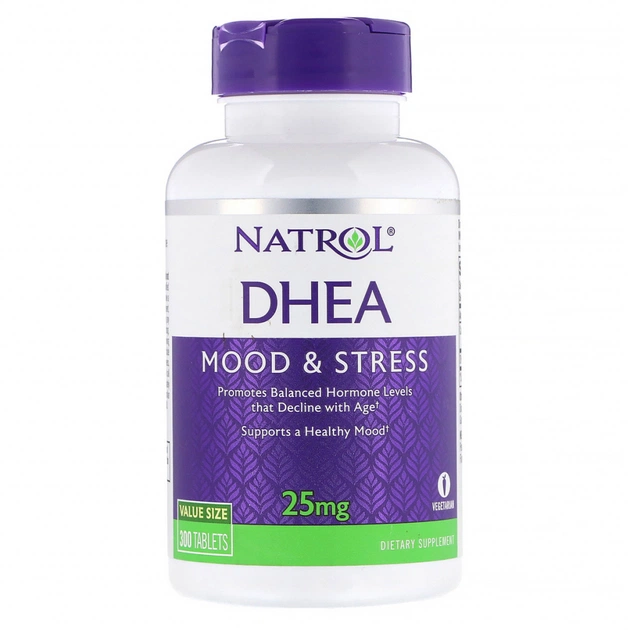 Вітамінно-мінеральний комплекс Natrol Дегідроепіандростерон 25 мг, DHEA, 300 таблеток (NTL16107) - изображение 1