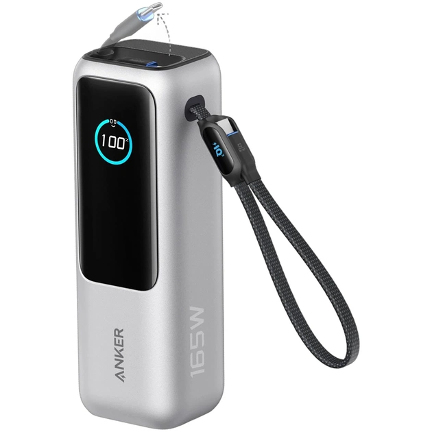 Універсальна мобільна батарея Anker Laptop 25000mAh 165W Silver (A1695H41) - зображення 1