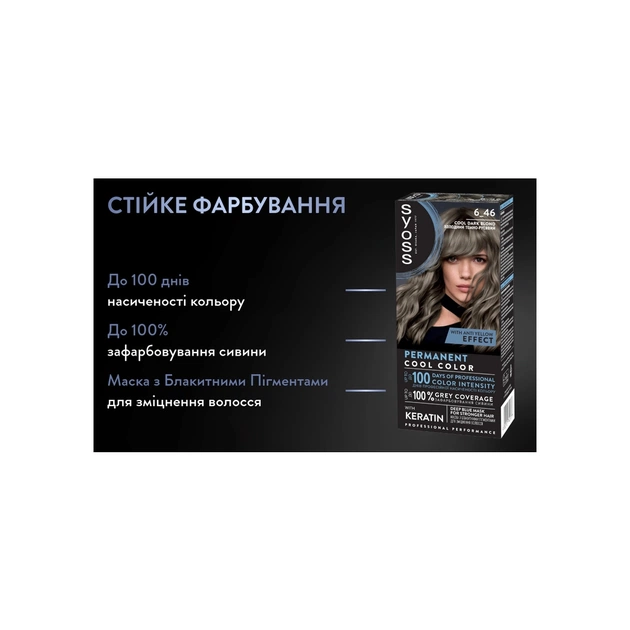 Фарба для волосся Syoss BL Permanent Coloration 6-46 - Холодний темно-русявий (9000101741377) - зображення 11