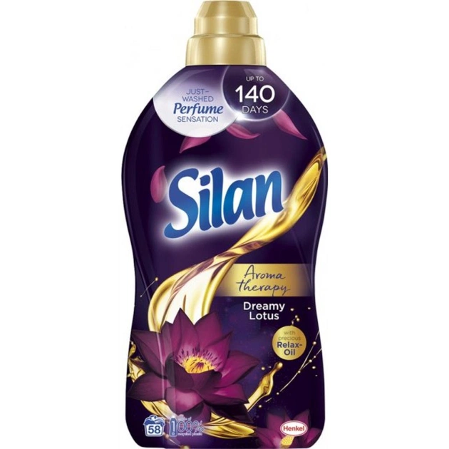 Кондиціонер для білизни Silan Ароматерапія Казковий лотос 1.45 л (9000101384895) - изображение 1