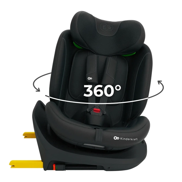 Автокресло Kinderkraft i-Grow 2 Plus i-Size Black (KCIGRO02BLKPL00) (5902533929825) - изображение 4