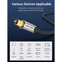 Кабель мультимедійний Optical Fiber Audio Cable Aluminum Alloy Type 1M Gray VENTION (BAVHF) - зменшене зображення 8