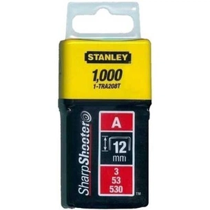 Скоби Stanley Light Duty тип а, 12мм, 1000шт (1-TRA208T) зображення 1