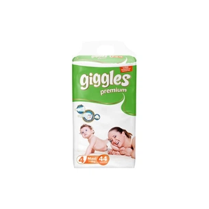 Підгузки Giggles Premium Maxi 7-18 кг 44 шт (8680131201600) зображення 1
