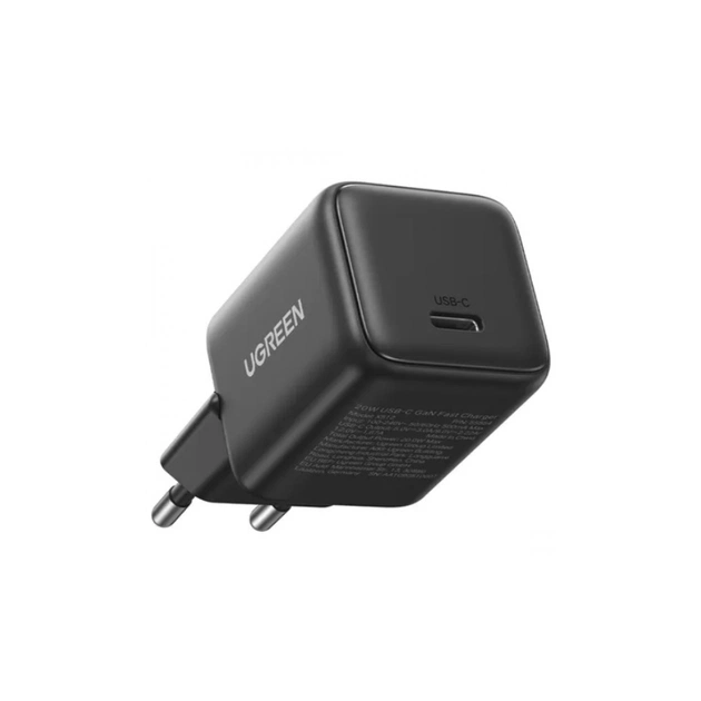 Зарядний пристрій Ugreen USB-C PD20W GaN X512 gray (55528) - изображение 1