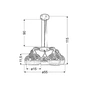 Люстра Candellux CROMINA (35-57266) - зменшене зображення 2