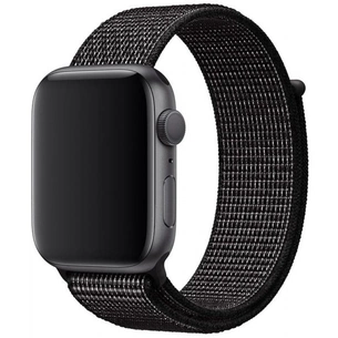 Ремінець до смарт-годинника Apple 44mm Nike Sport Loop Black (MX812ZM/A) зображення 1