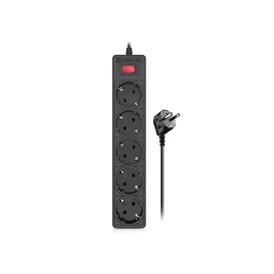 Мережевий фільтр живлення REAL-EL RS-Protect 505, 3m, black (EL122300045) зображення 1