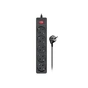 Мережевий фільтр живлення REAL-EL RS-Protect 505, 3m, black (EL122300045) - зменшене зображення 1